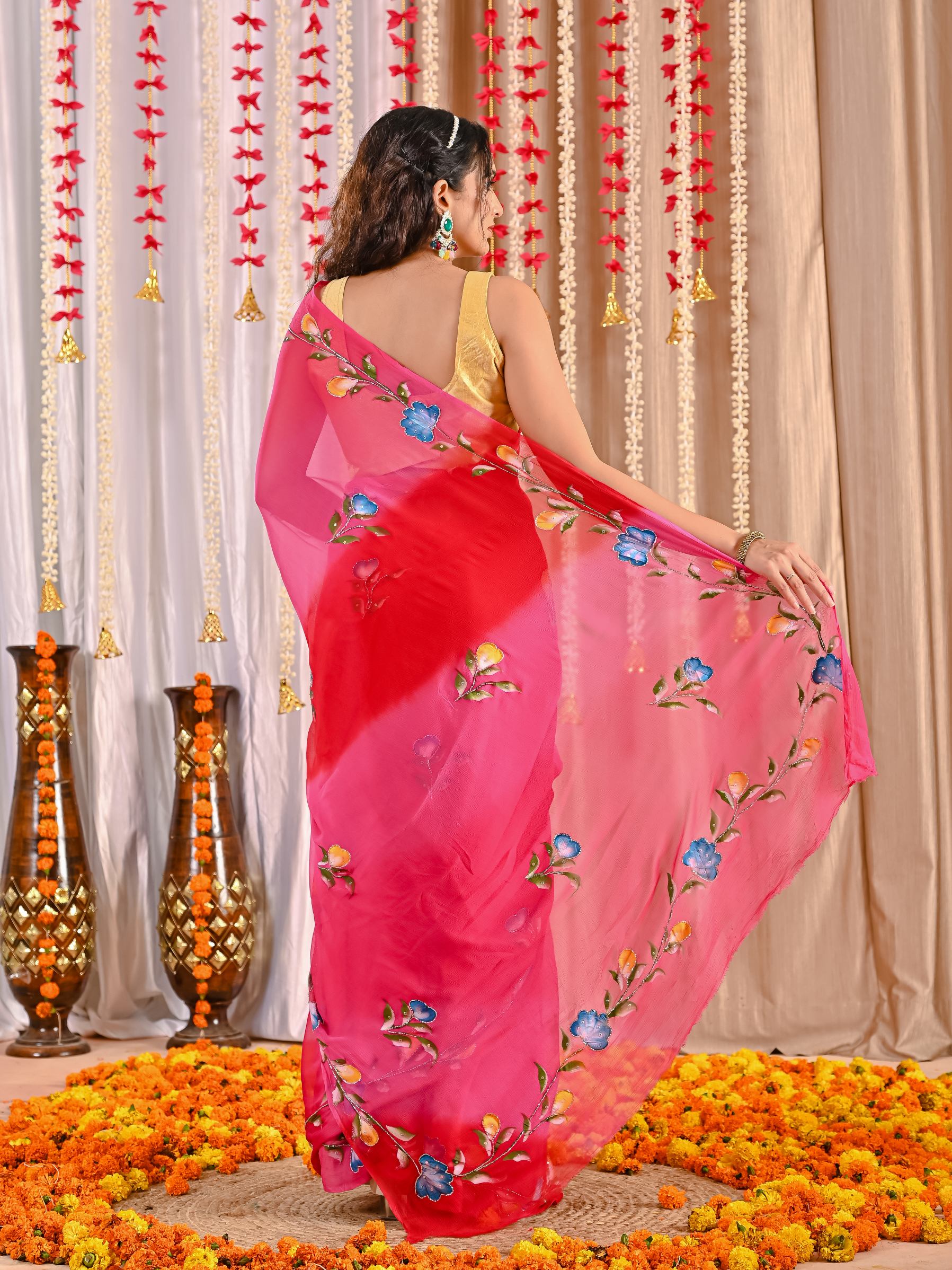 Anvi Royal Crepe Saree