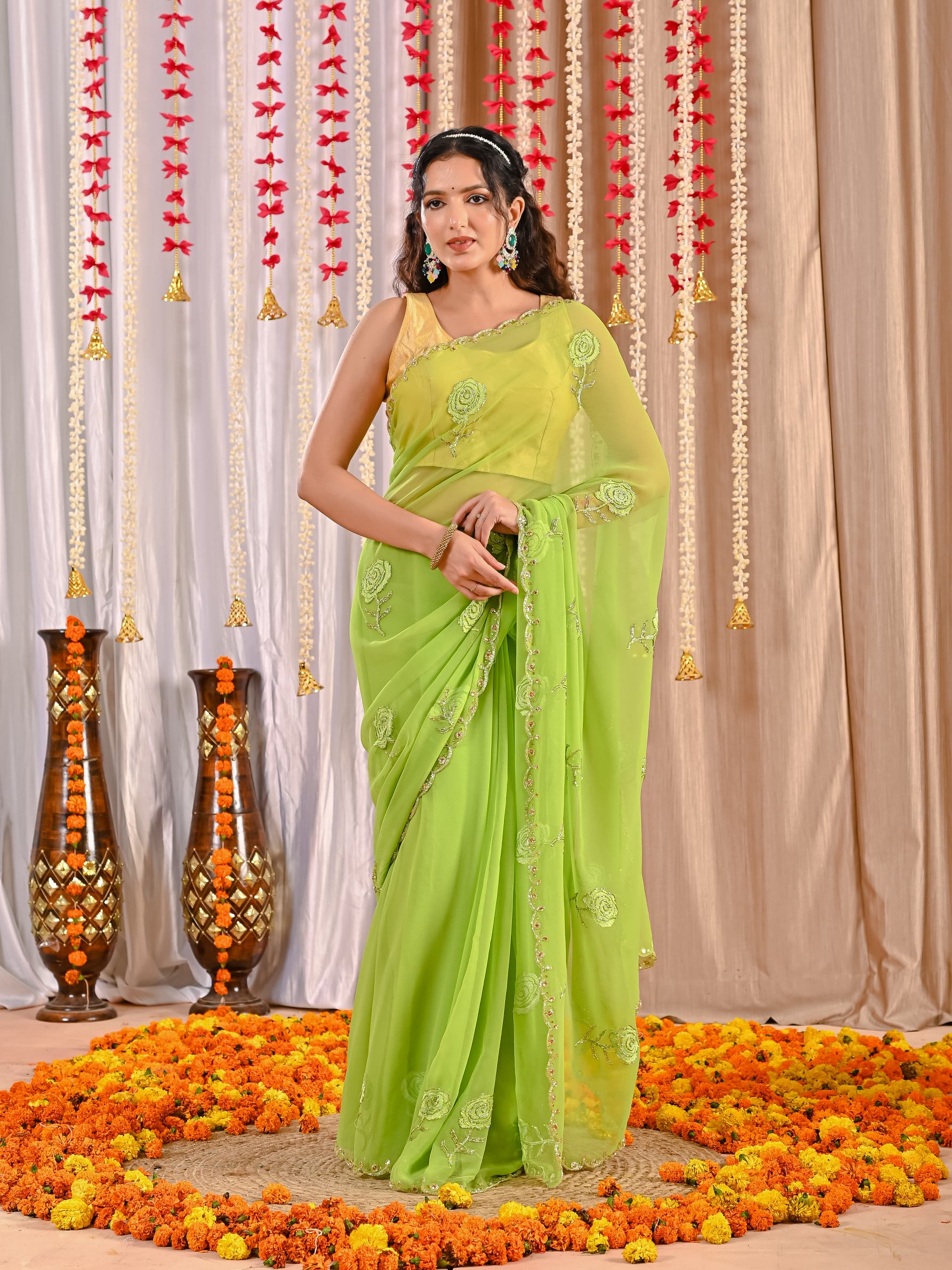 Rhea Elegant Chiffon Saree
