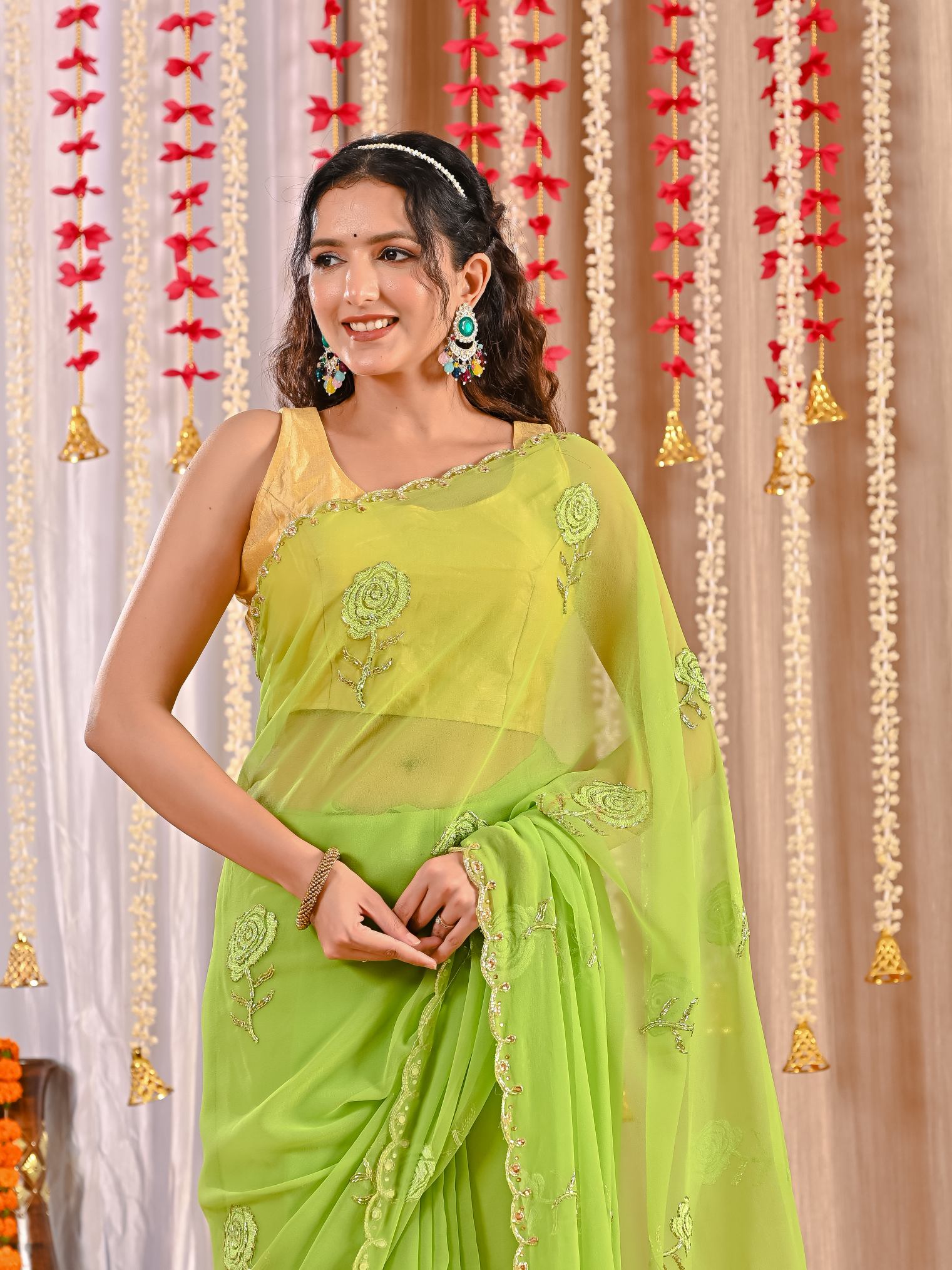 Rhea Elegant Chiffon Saree