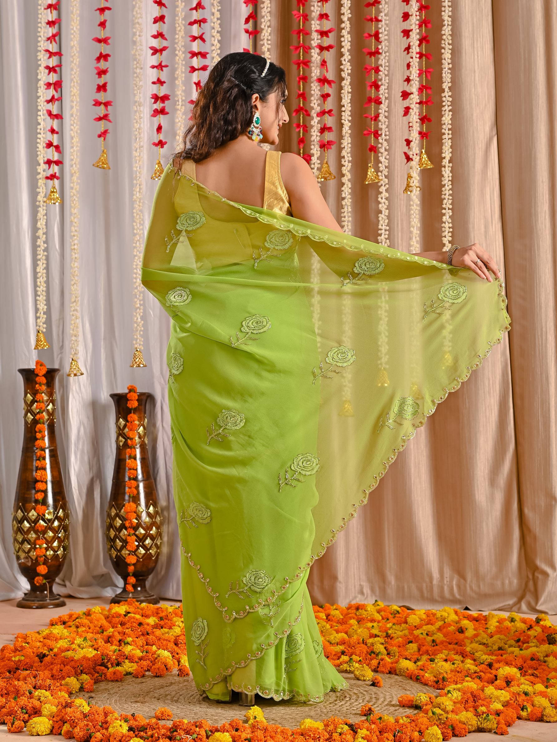 Rhea Elegant Chiffon Saree