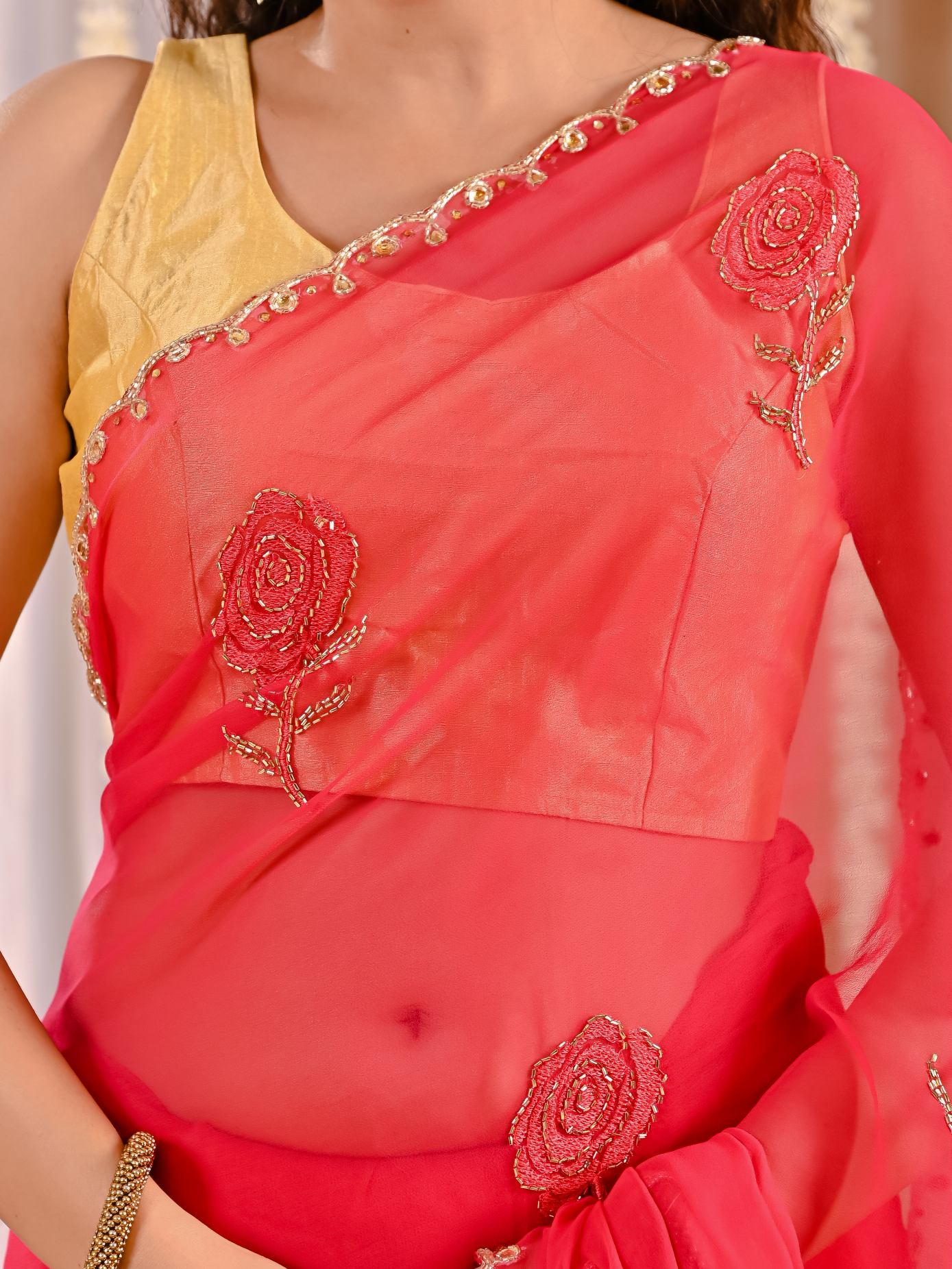 Kiara Elegant Chiffon Saree