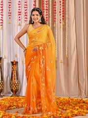 Saanvi Royal Crepe Drape Saree