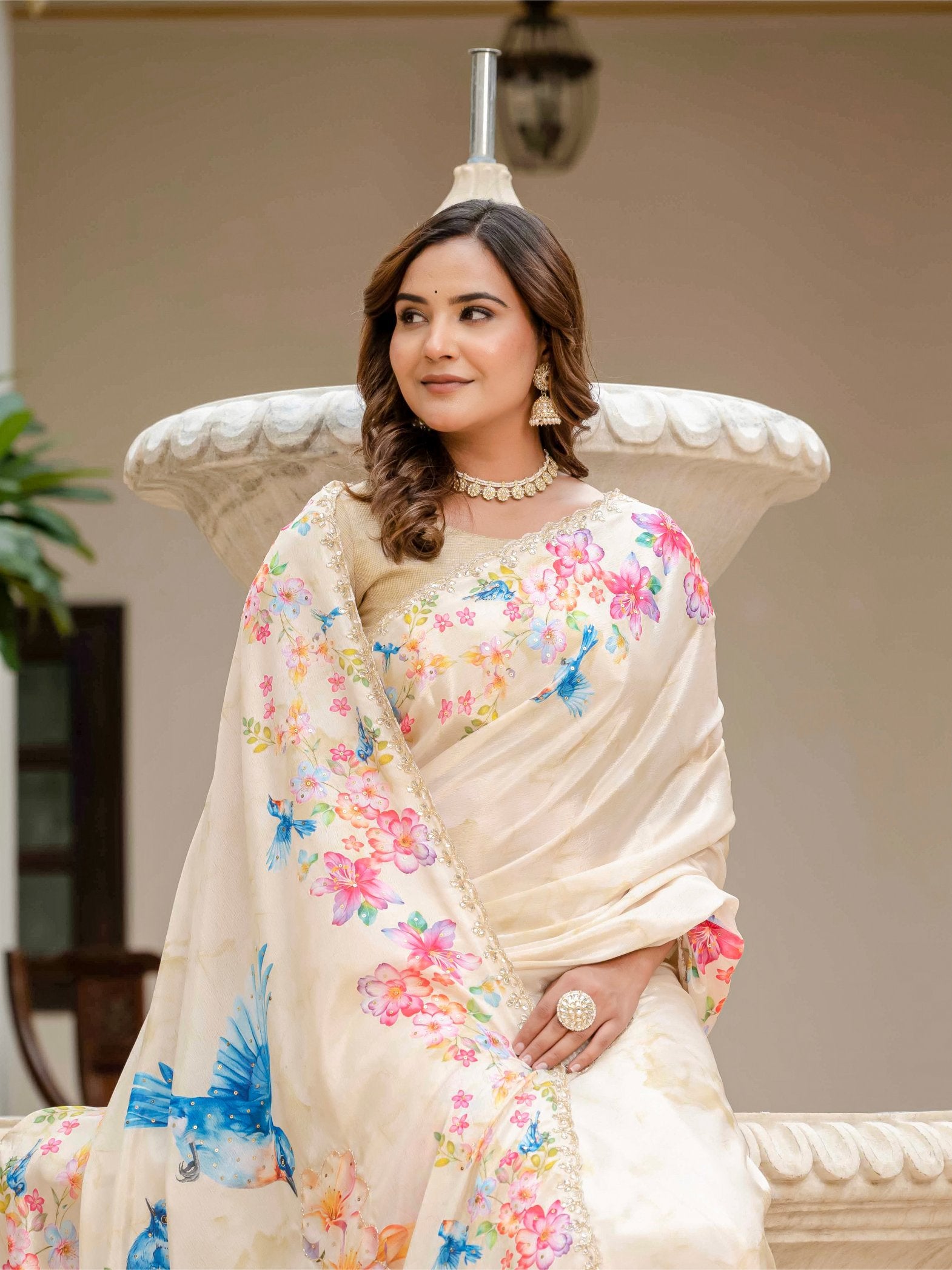 Vedanshi Crepe Saree
