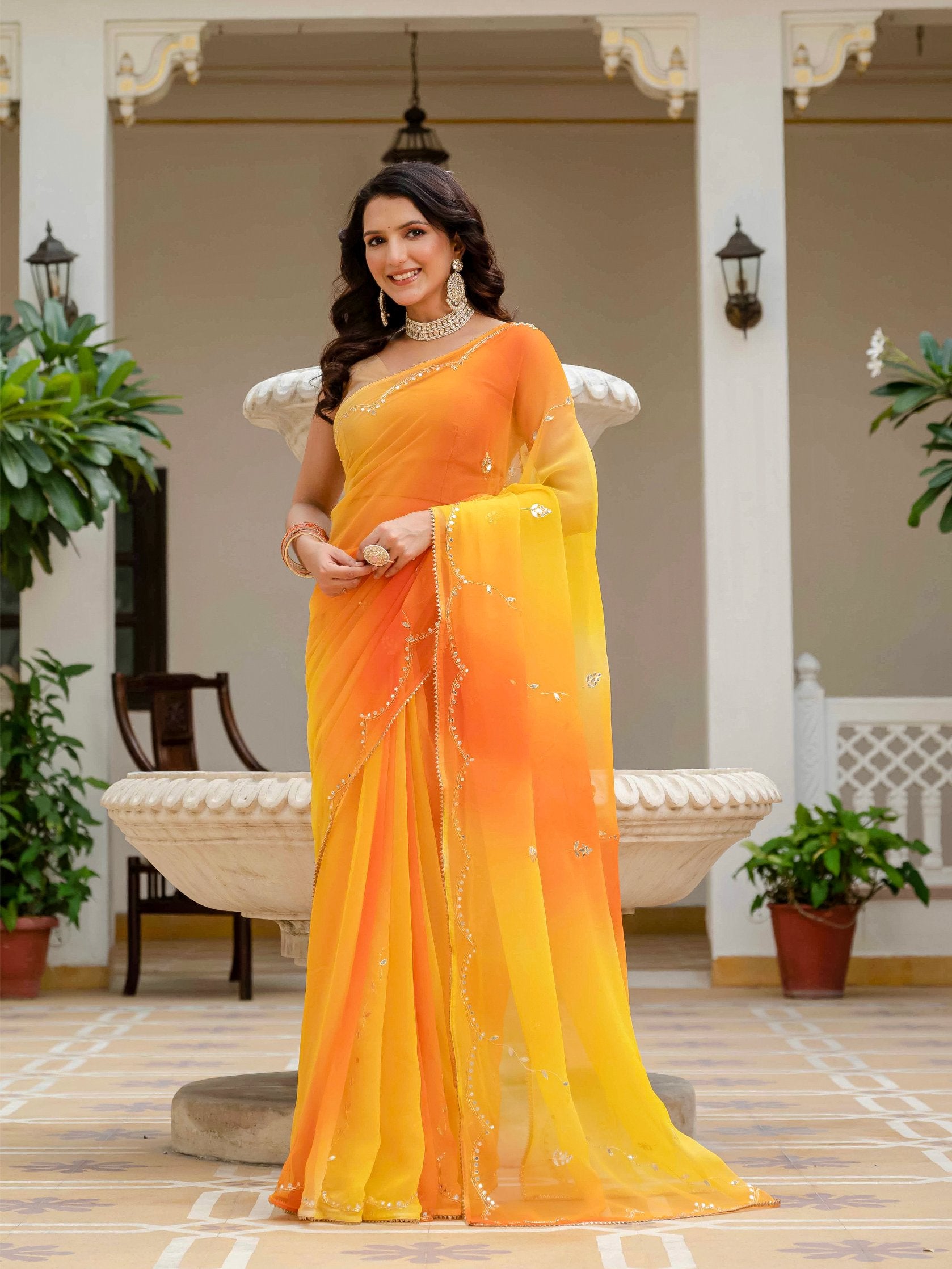 Ziya Georgette Saree