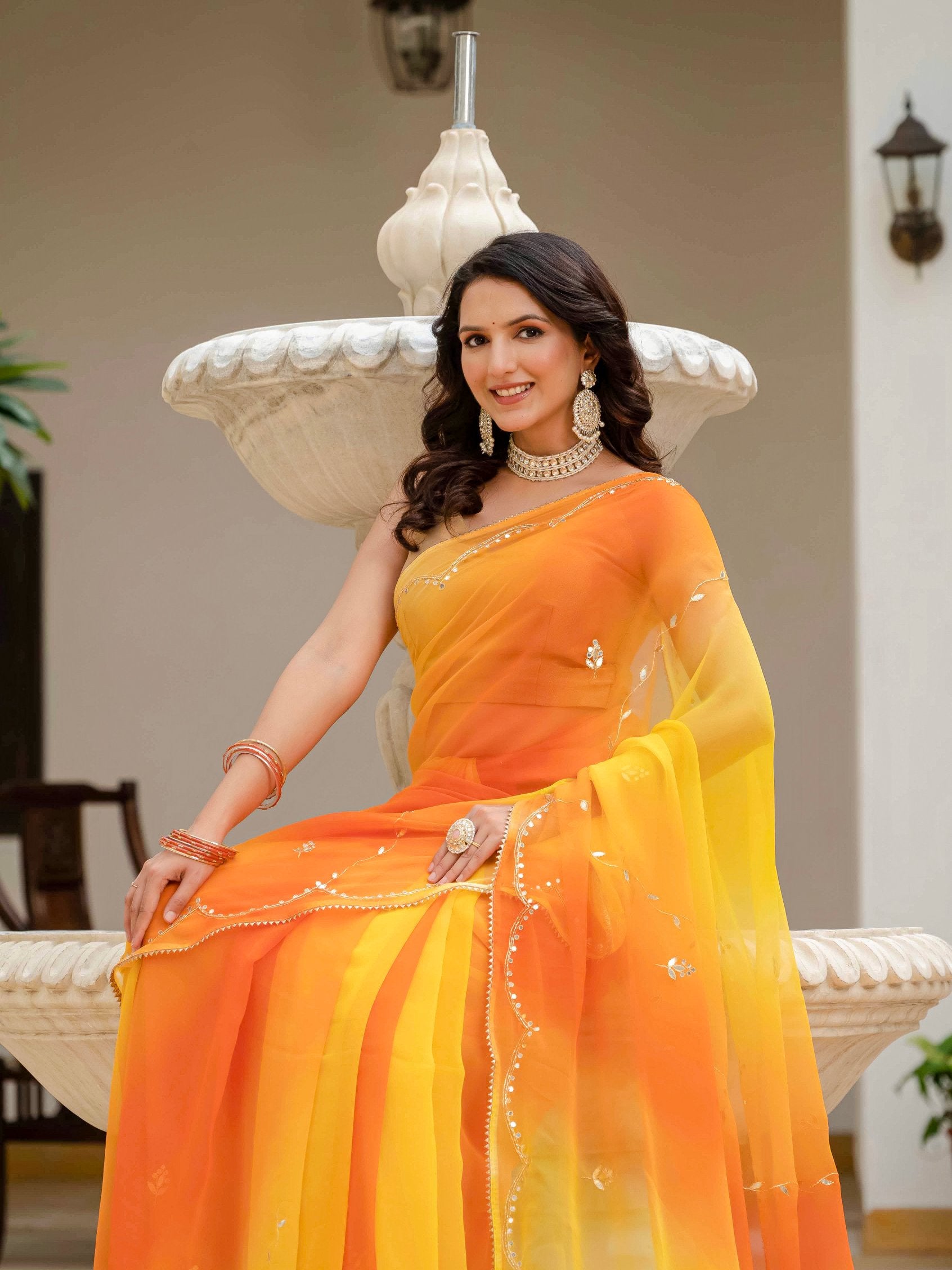Ziya Georgette Saree