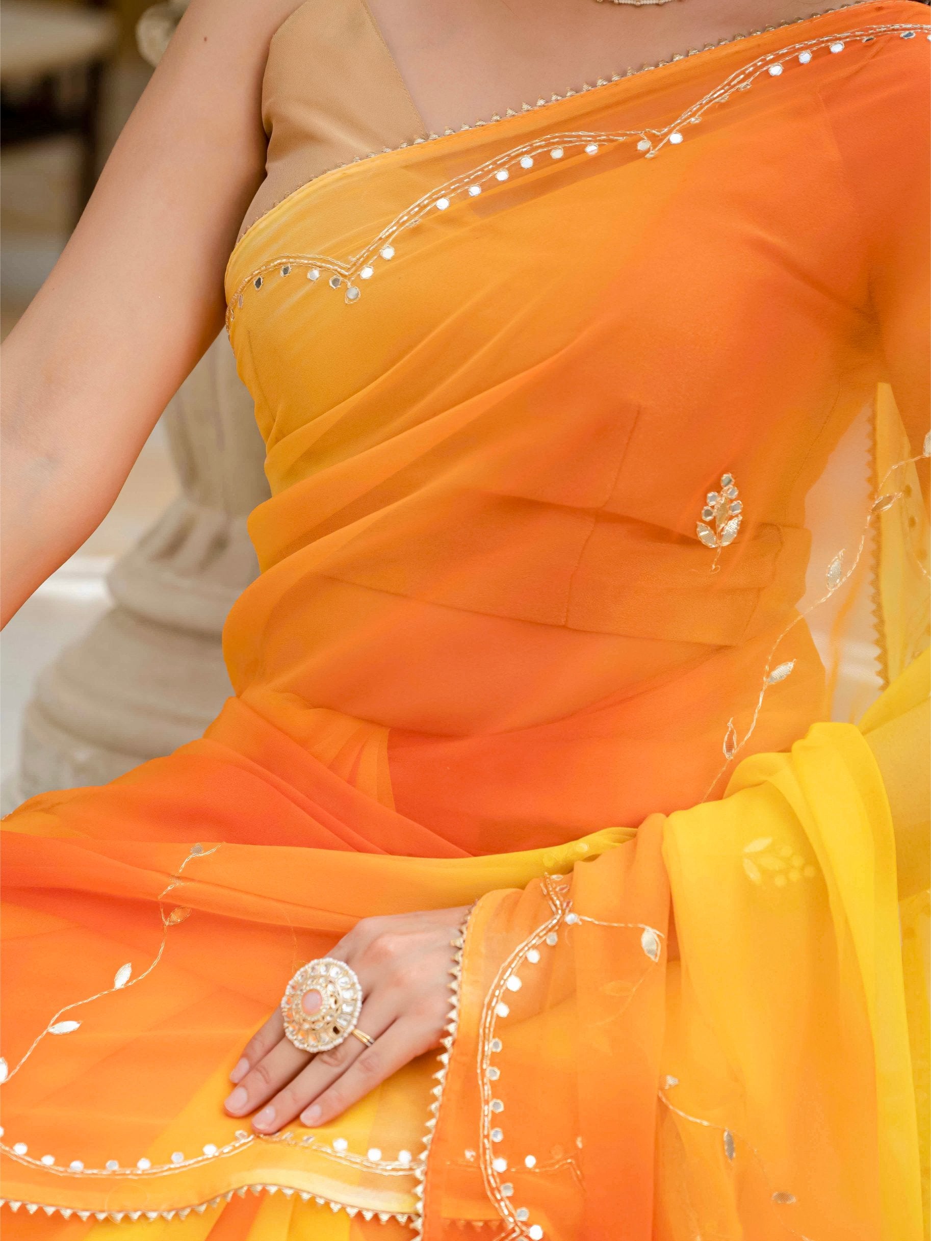 Ziya Georgette Saree
