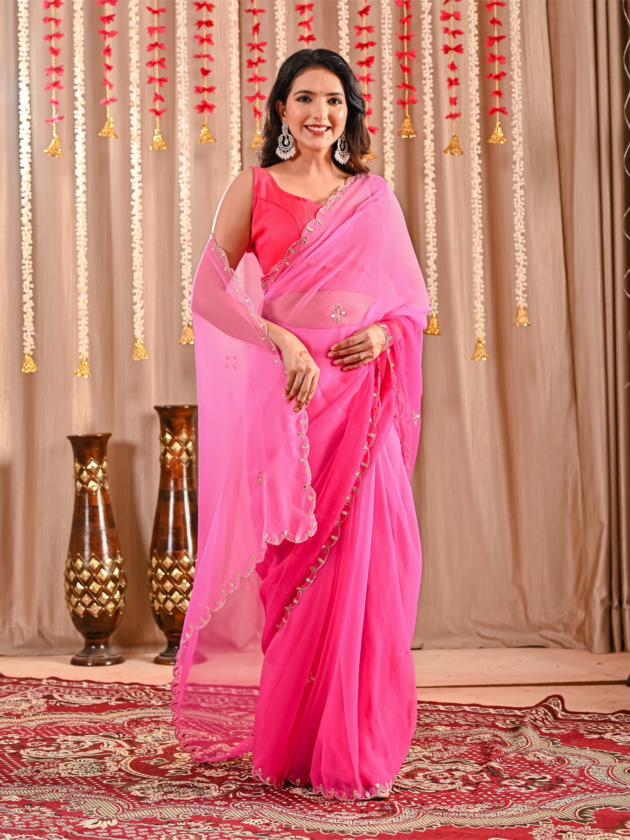 Anita Royal Georgette Saree