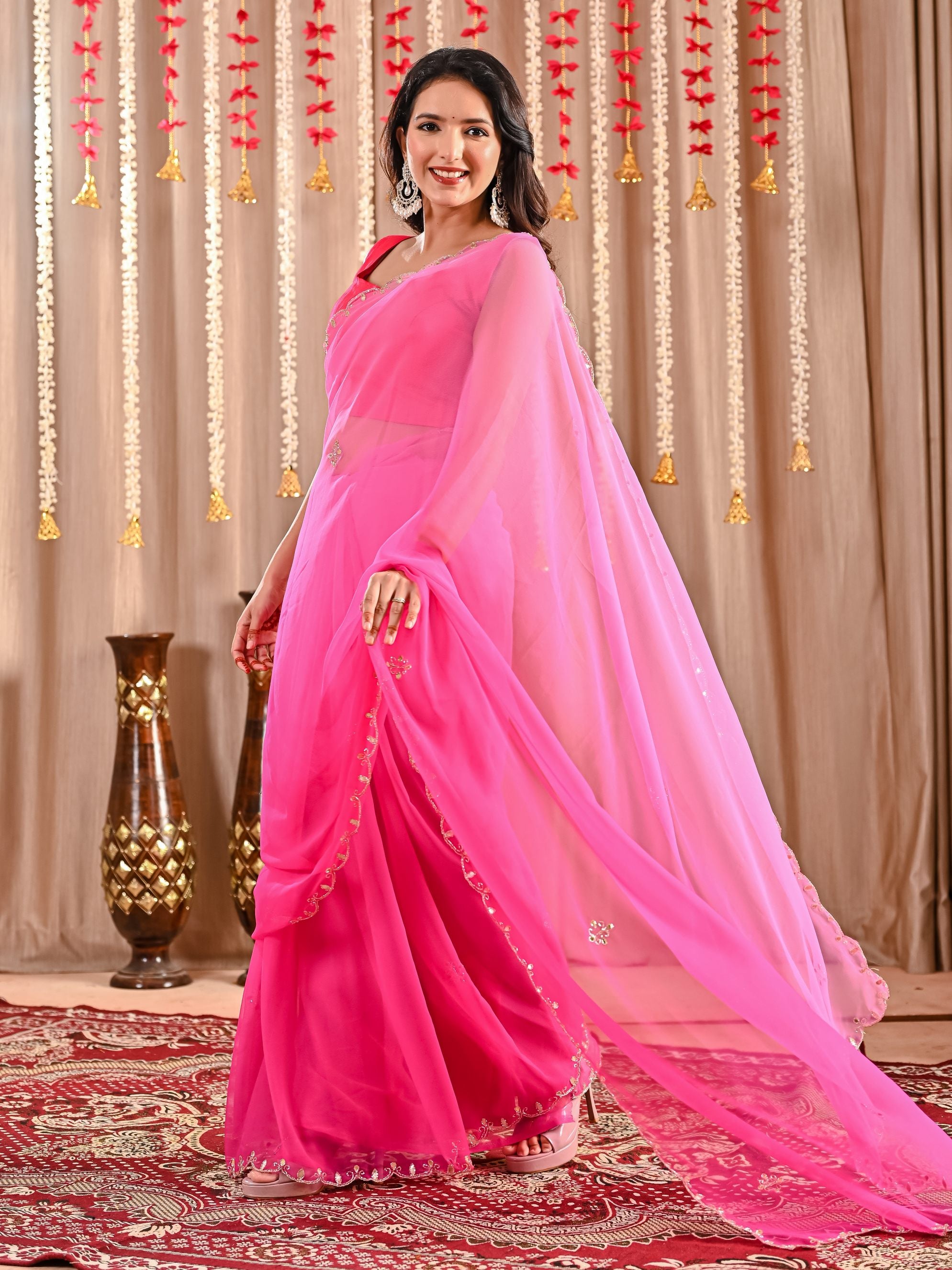 Anita Royal Georgette Saree