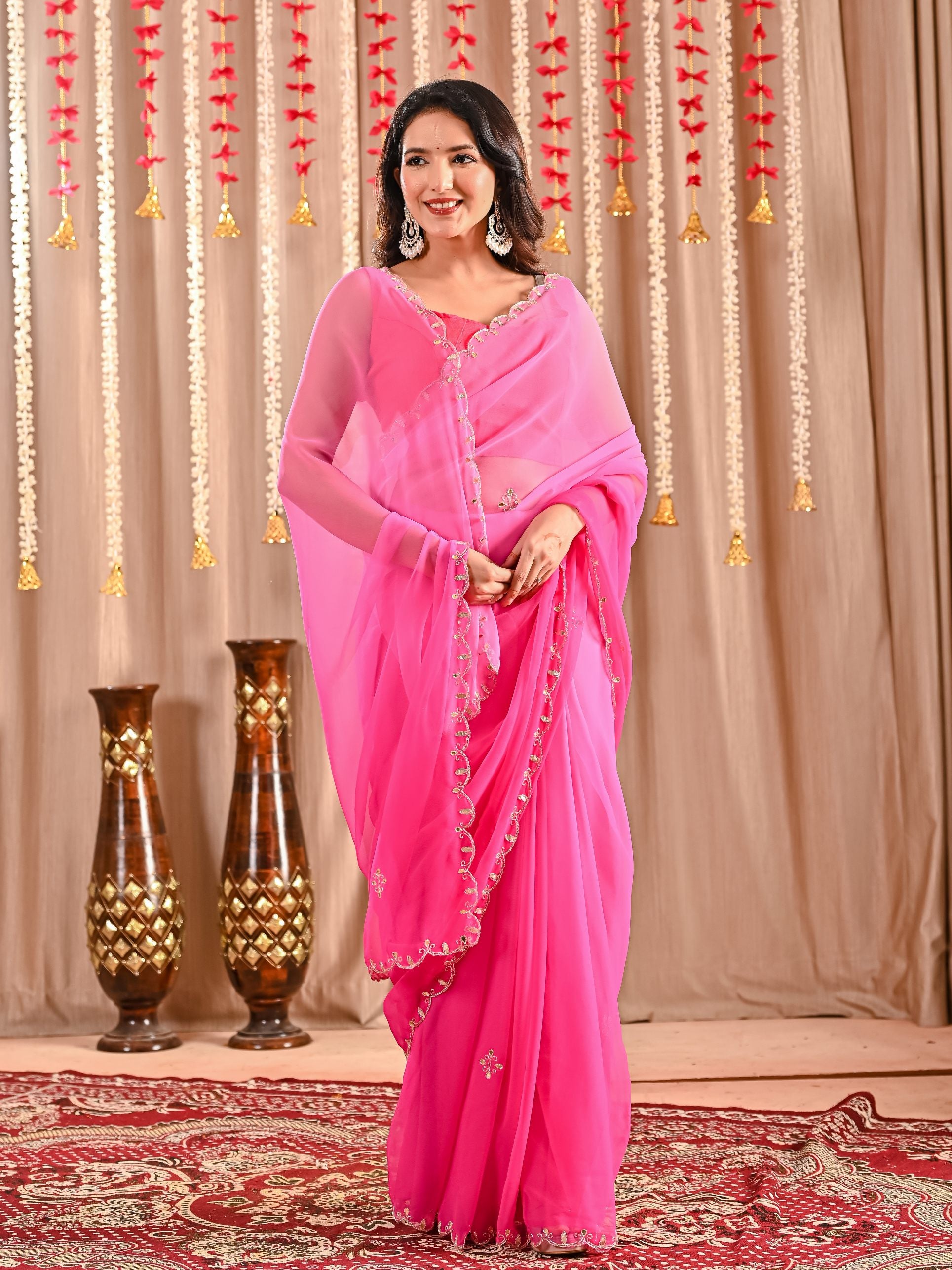 Anita Royal Georgette Saree