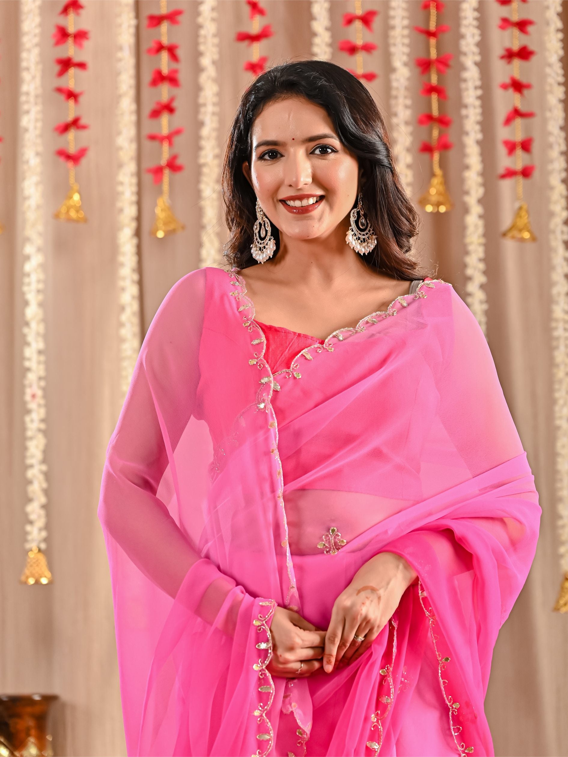 Anita Royal Georgette Saree