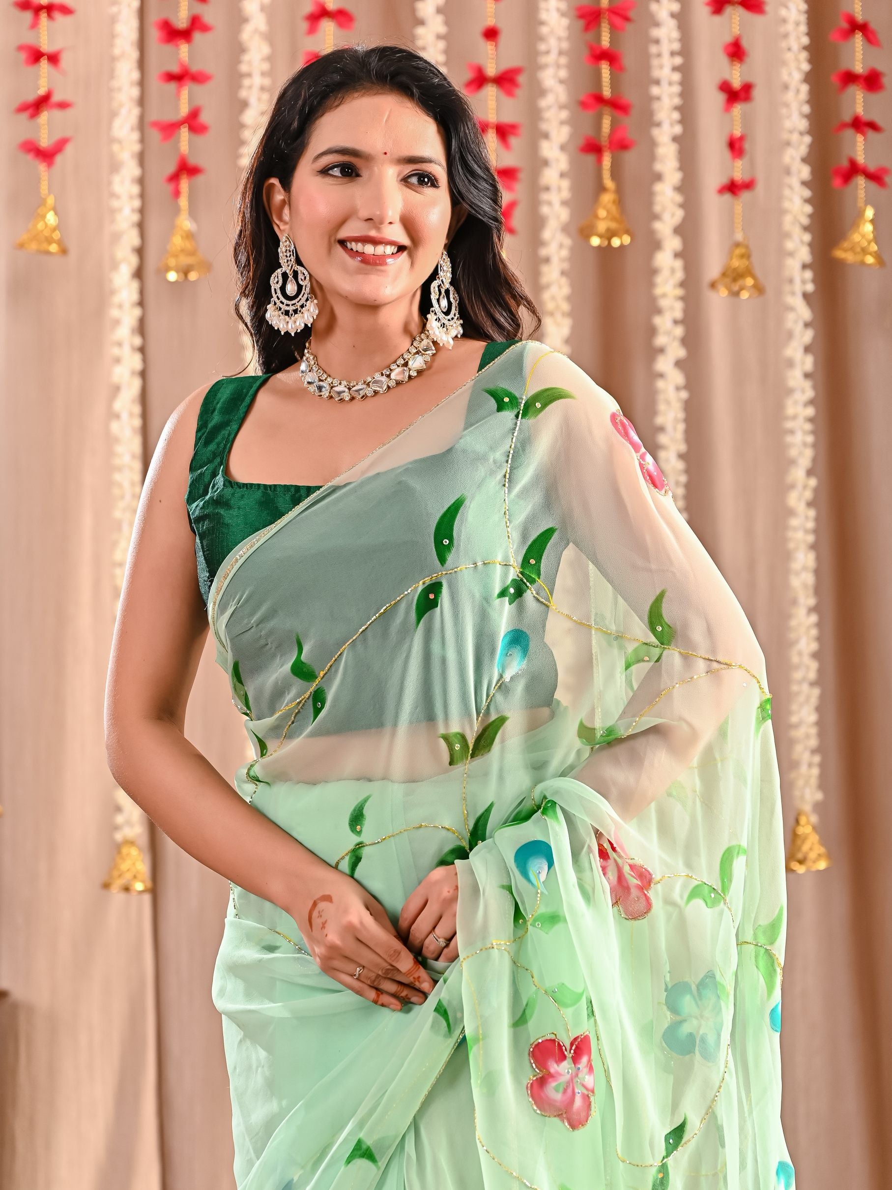 Jiya Royal Crepe Saree