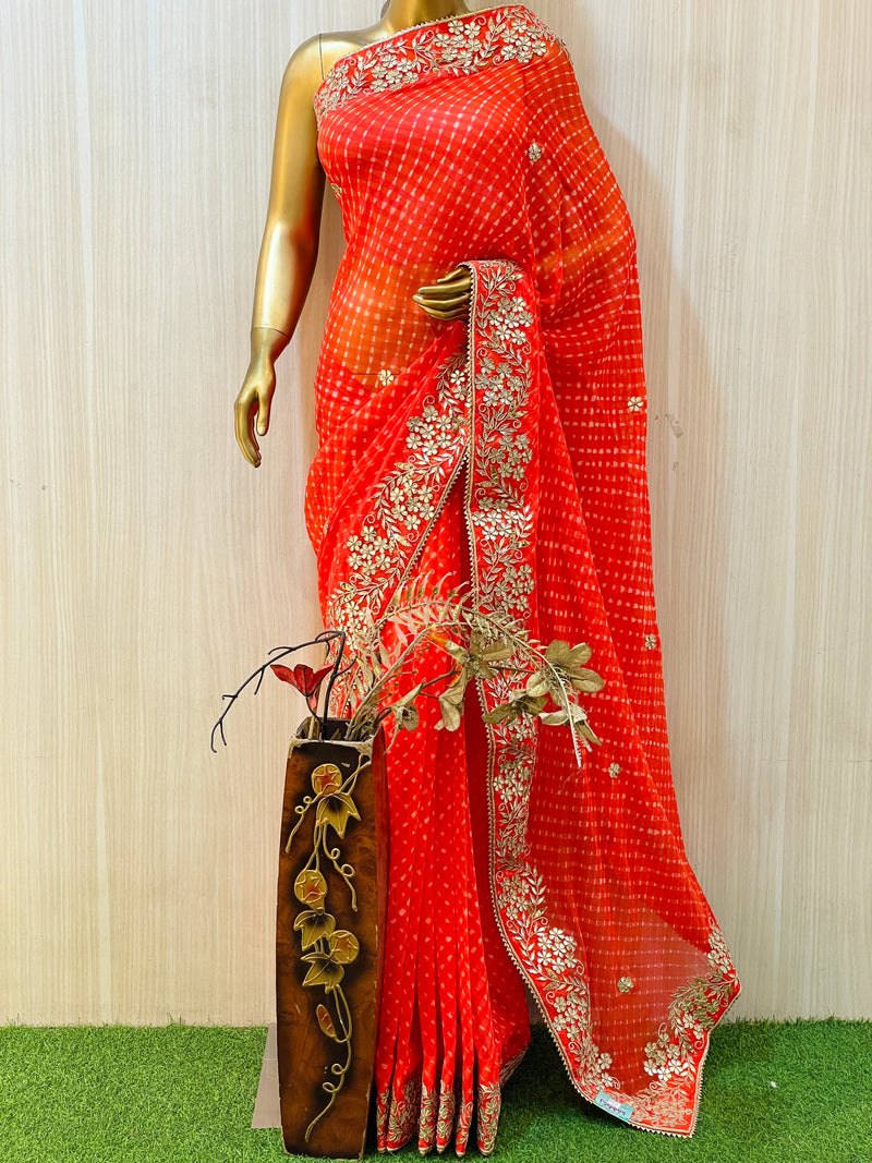 Aarti Leheriya Saree