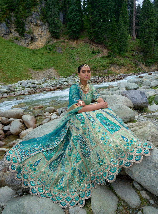Hanika Jacquard Lehenga