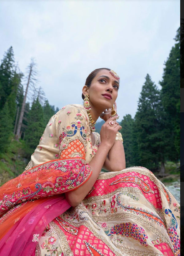 Seema Jacquard Lehenga