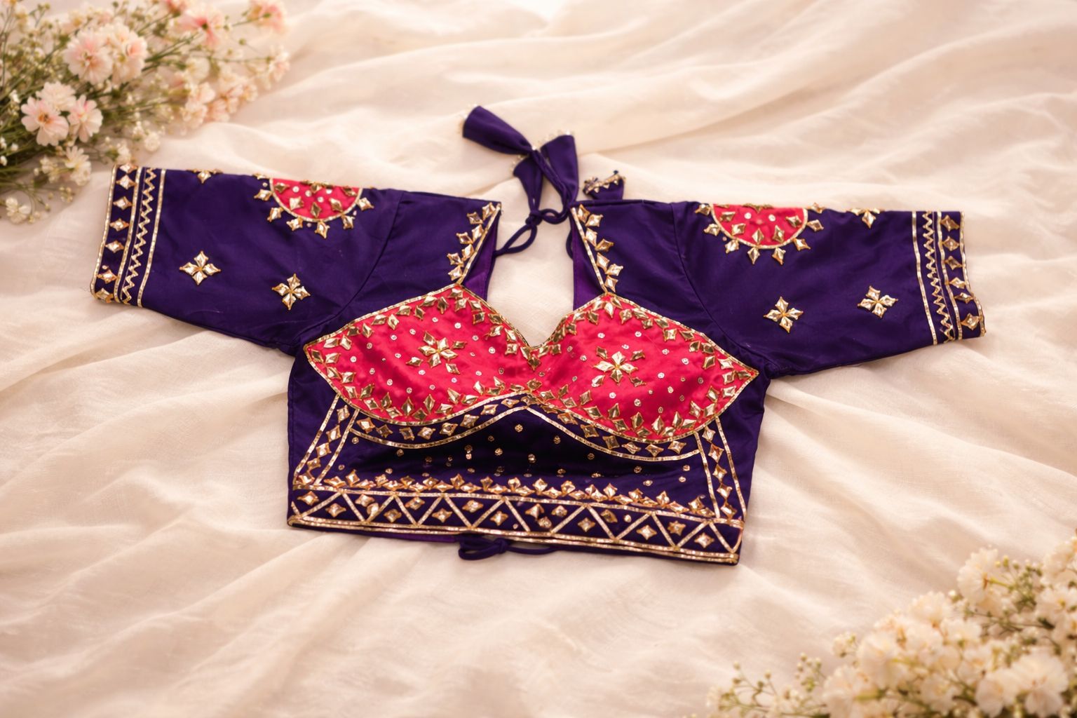 Yashika Purple Pink Aangi Blouse