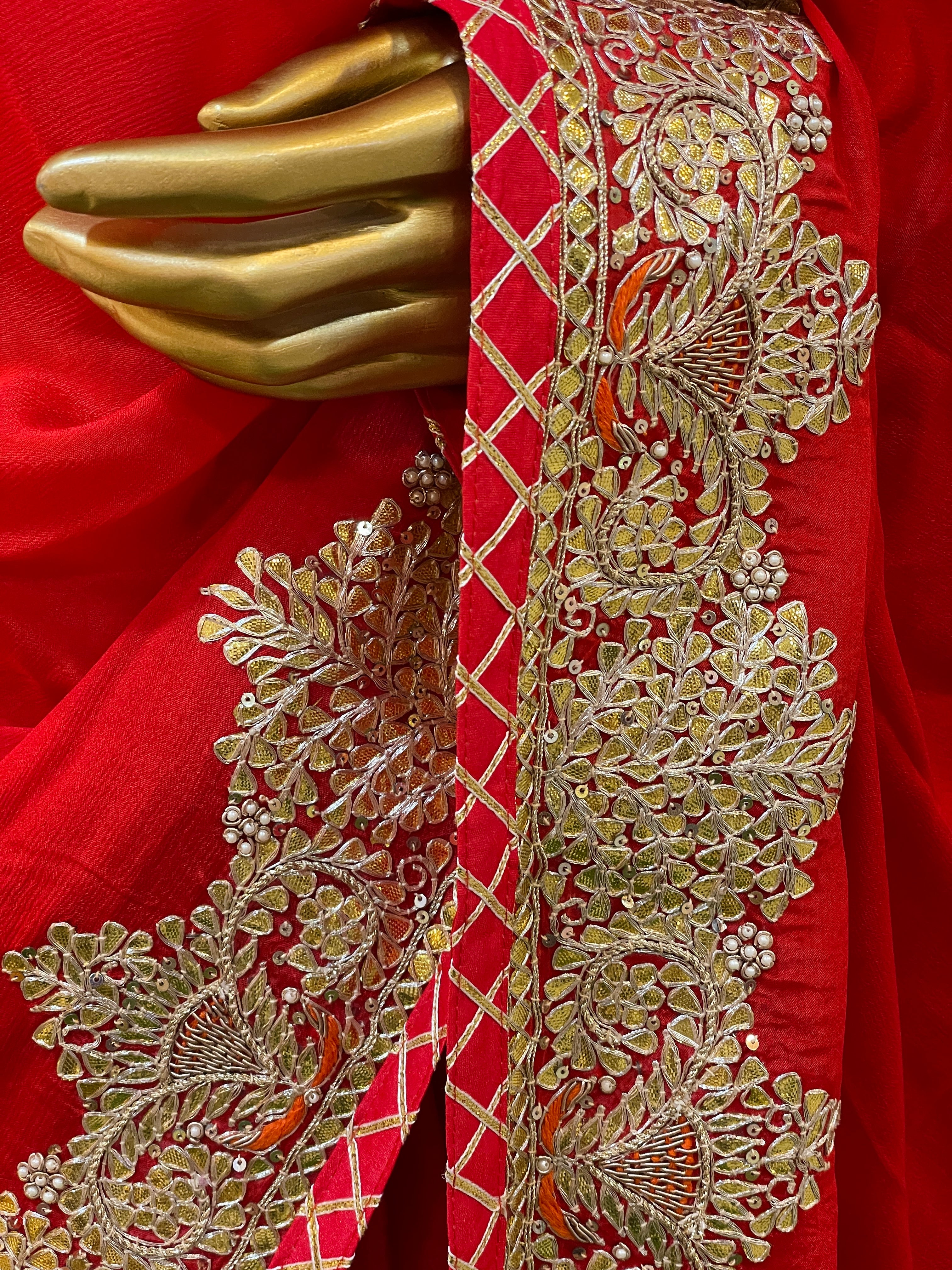 Mashwa Italian Crepe Saree