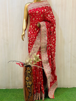 Anisha Gajji Banarasi Saree