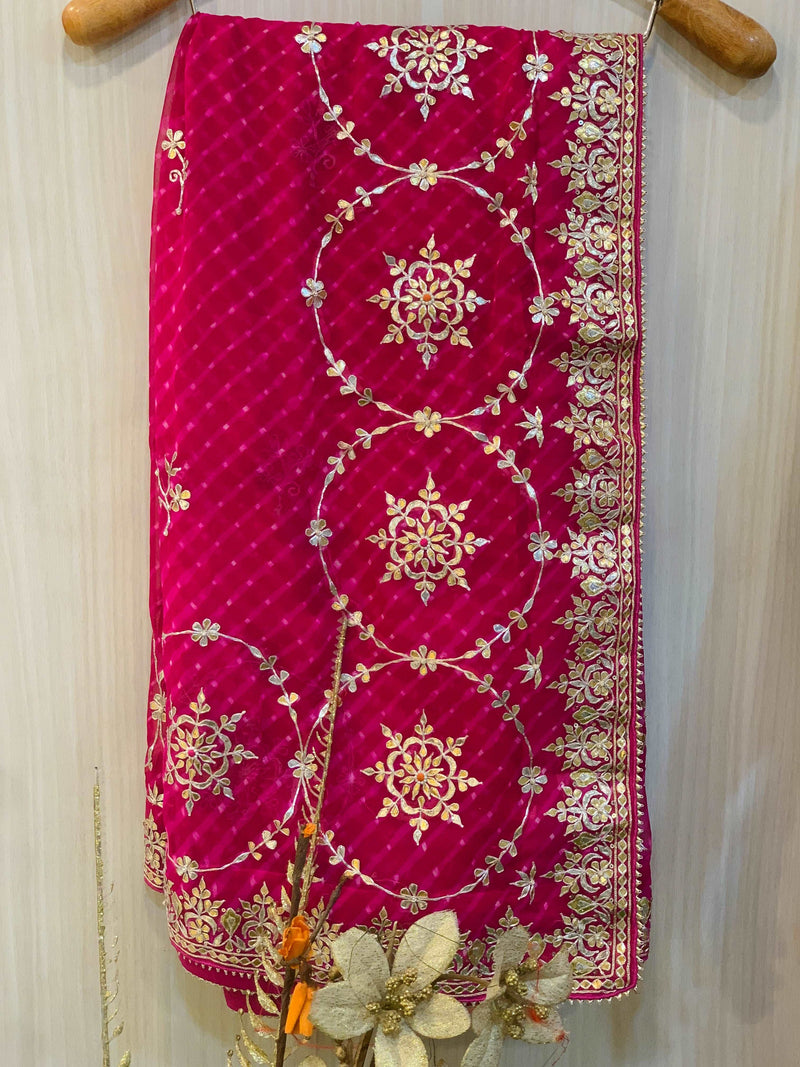 Caitri Leheriya Saree