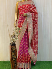 Biva Bandhani Saree