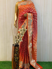 Freya Bandhani Saree