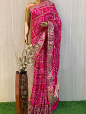 Saivi Bandhani Saree