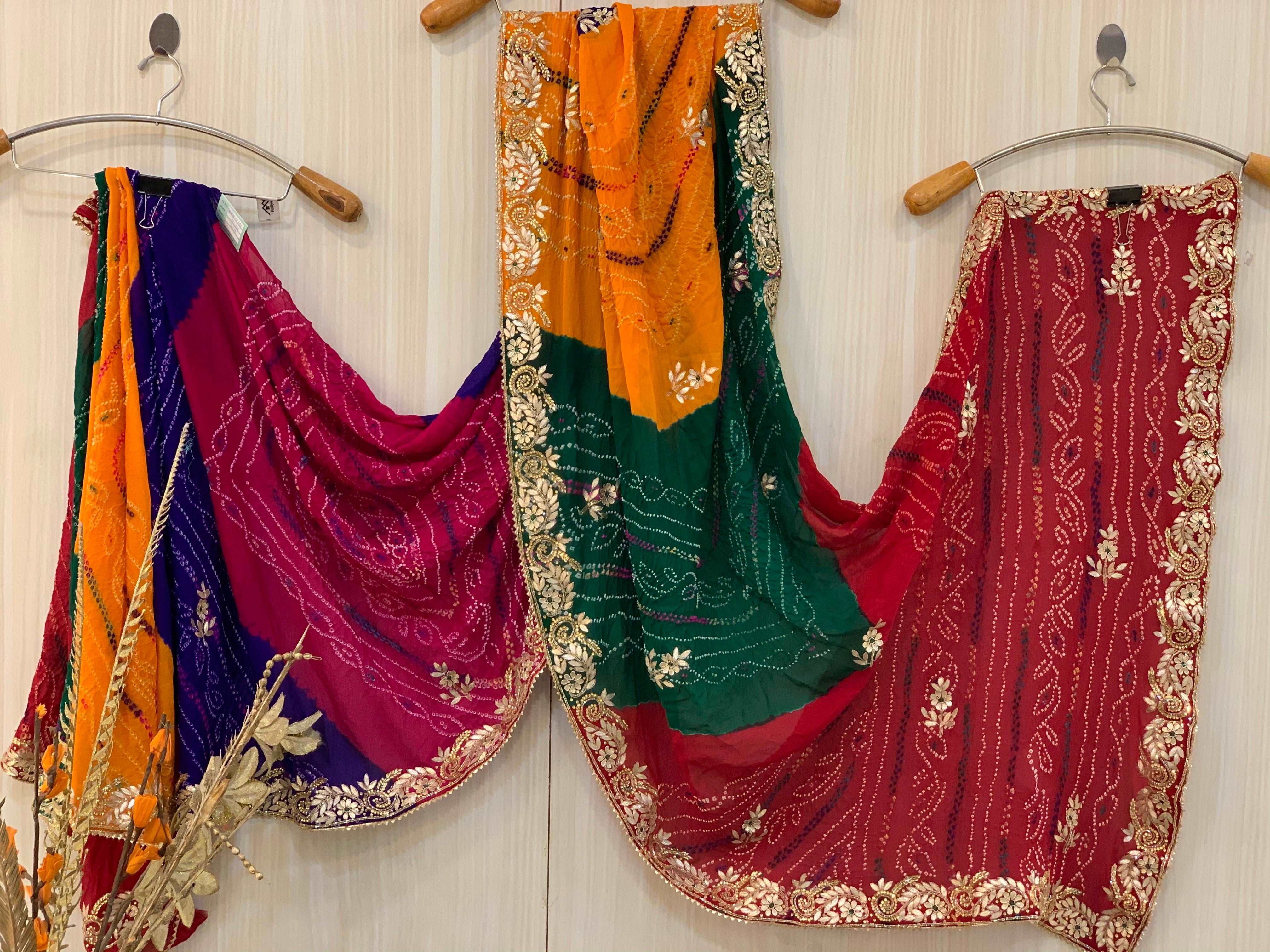 Varij Multicolor Bandhani Saree