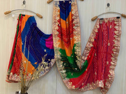 Zahur Multicolor Bandhani Saree