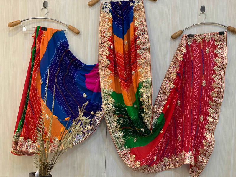 Zahur Multicolor Bandhani Saree