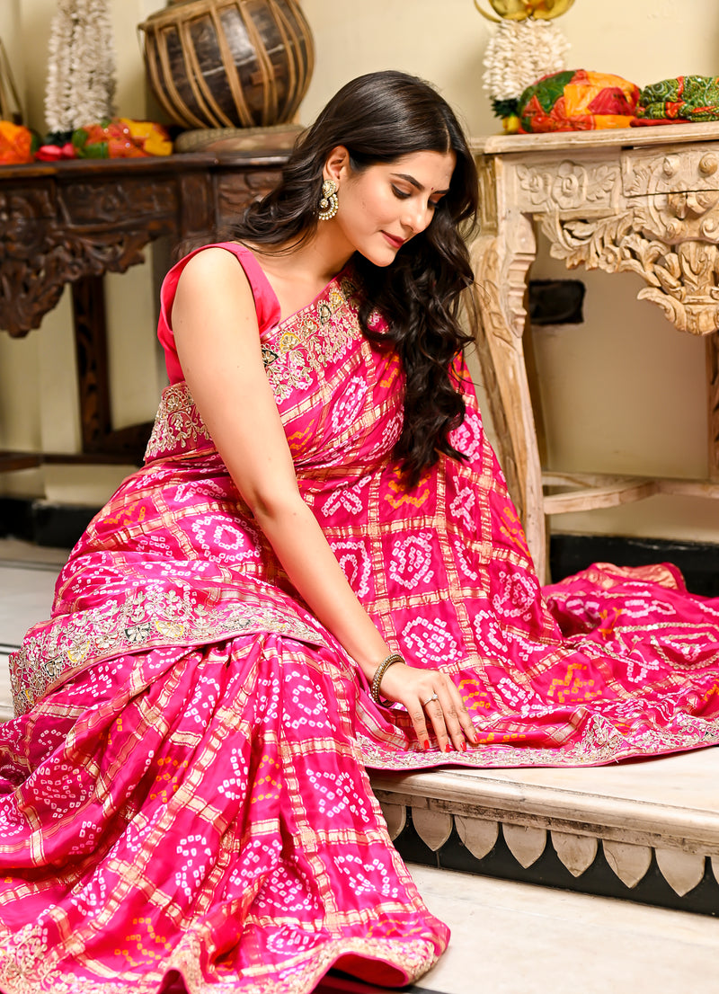 Bhavisha Gajji Silk Saree