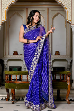 Nahria Leheriya Saree