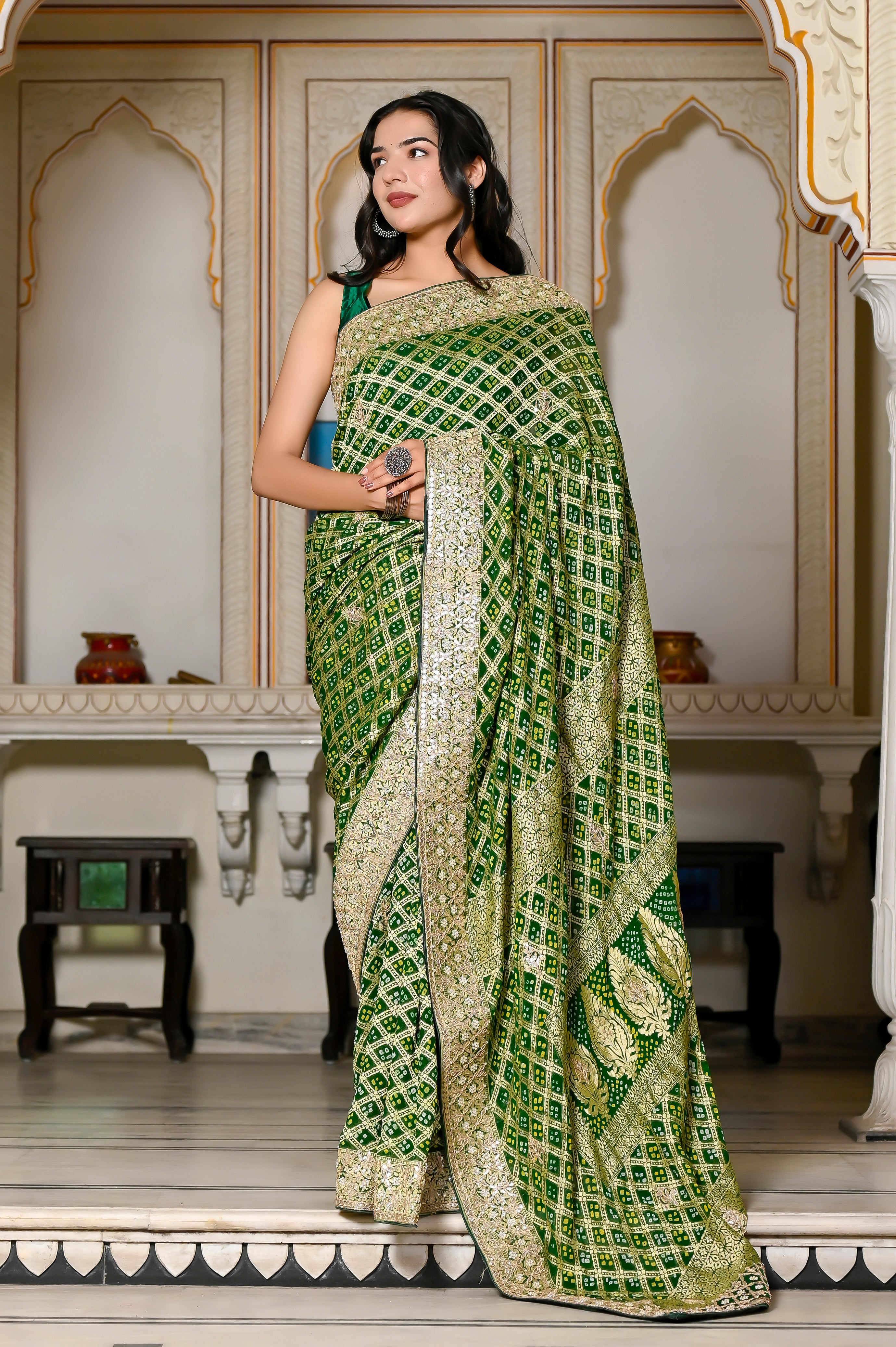 Reshu Gajji Silk Saree