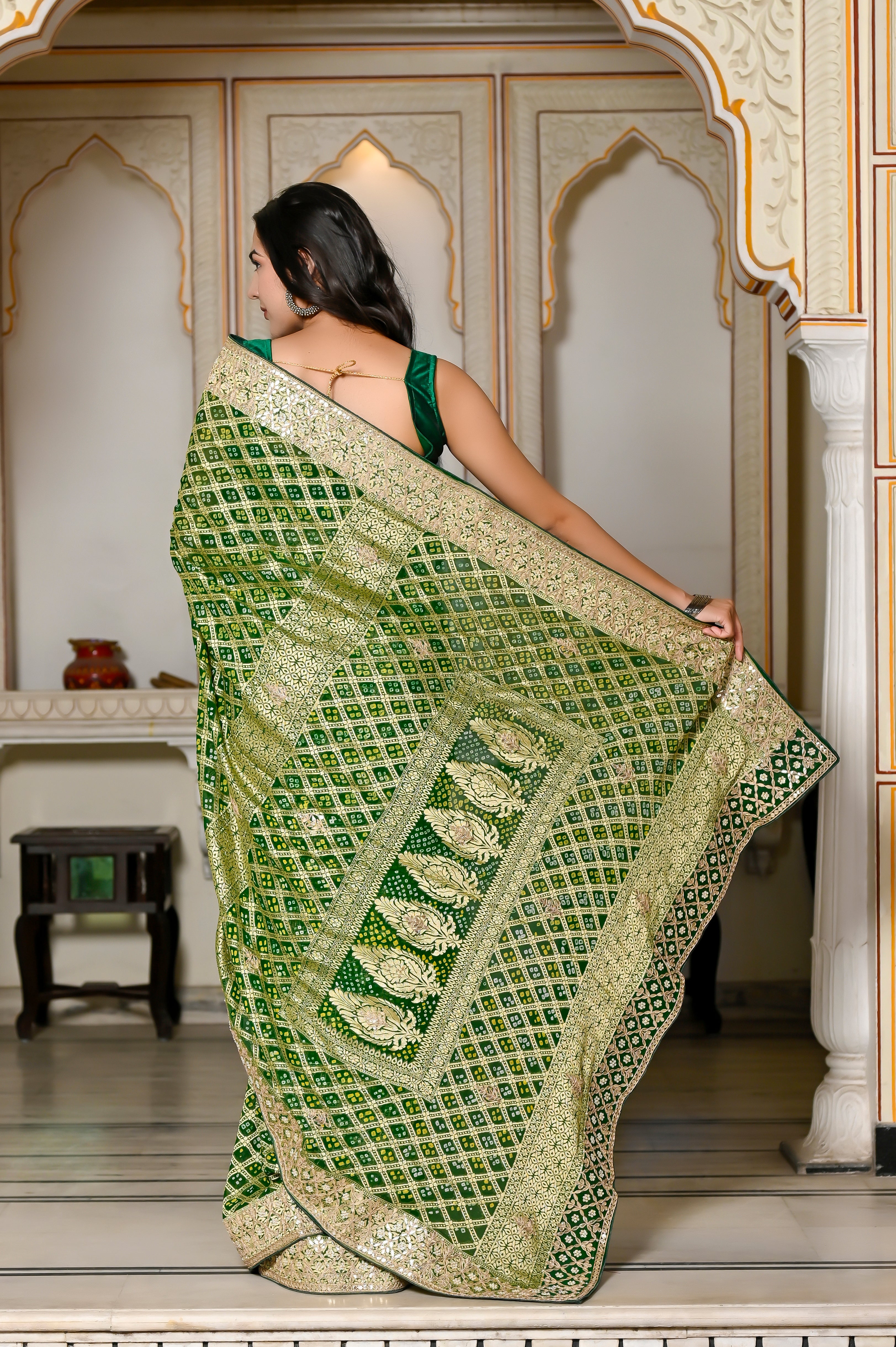 Reshu Gajji Silk Saree
