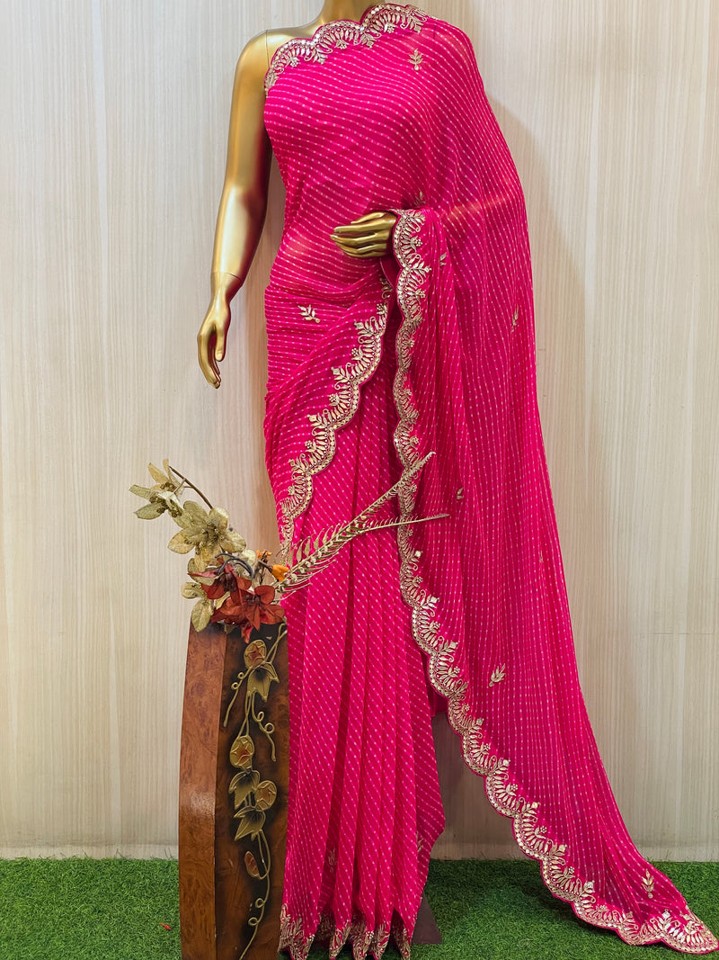 Mifa Leheriya Saree
