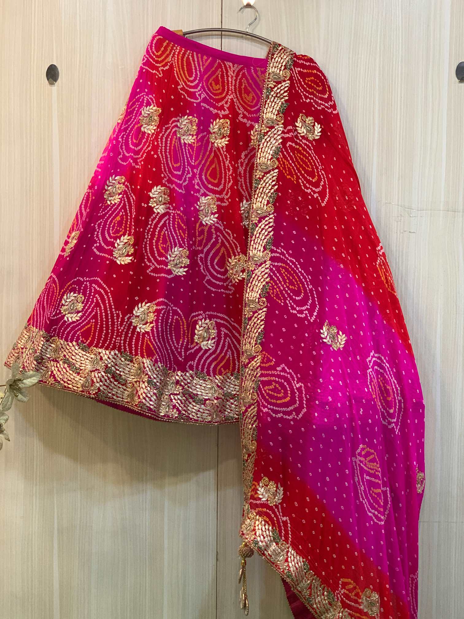 Taara Bandhani Lehenga