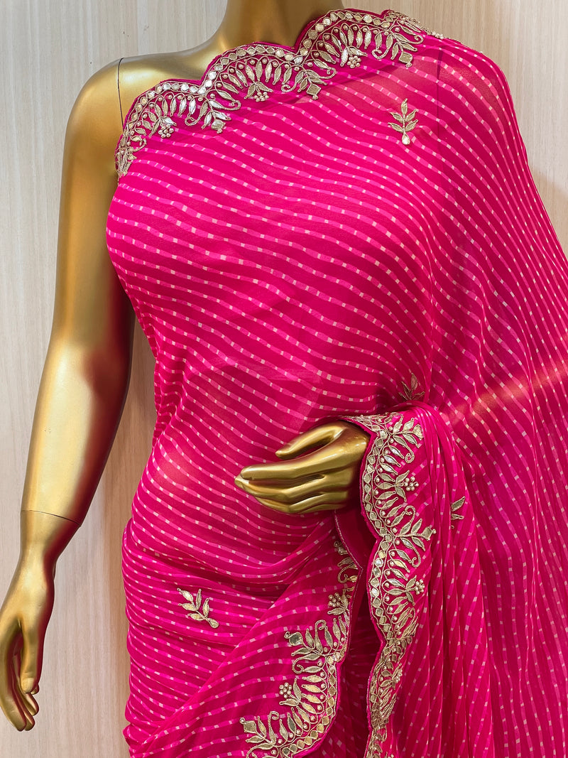 Mifa Leheriya Saree