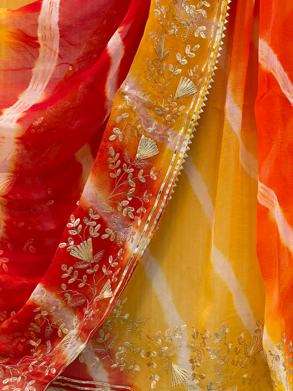 Gira Leheriya Saree