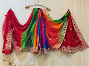 Priyanshu Nauranga Bandhani Saree