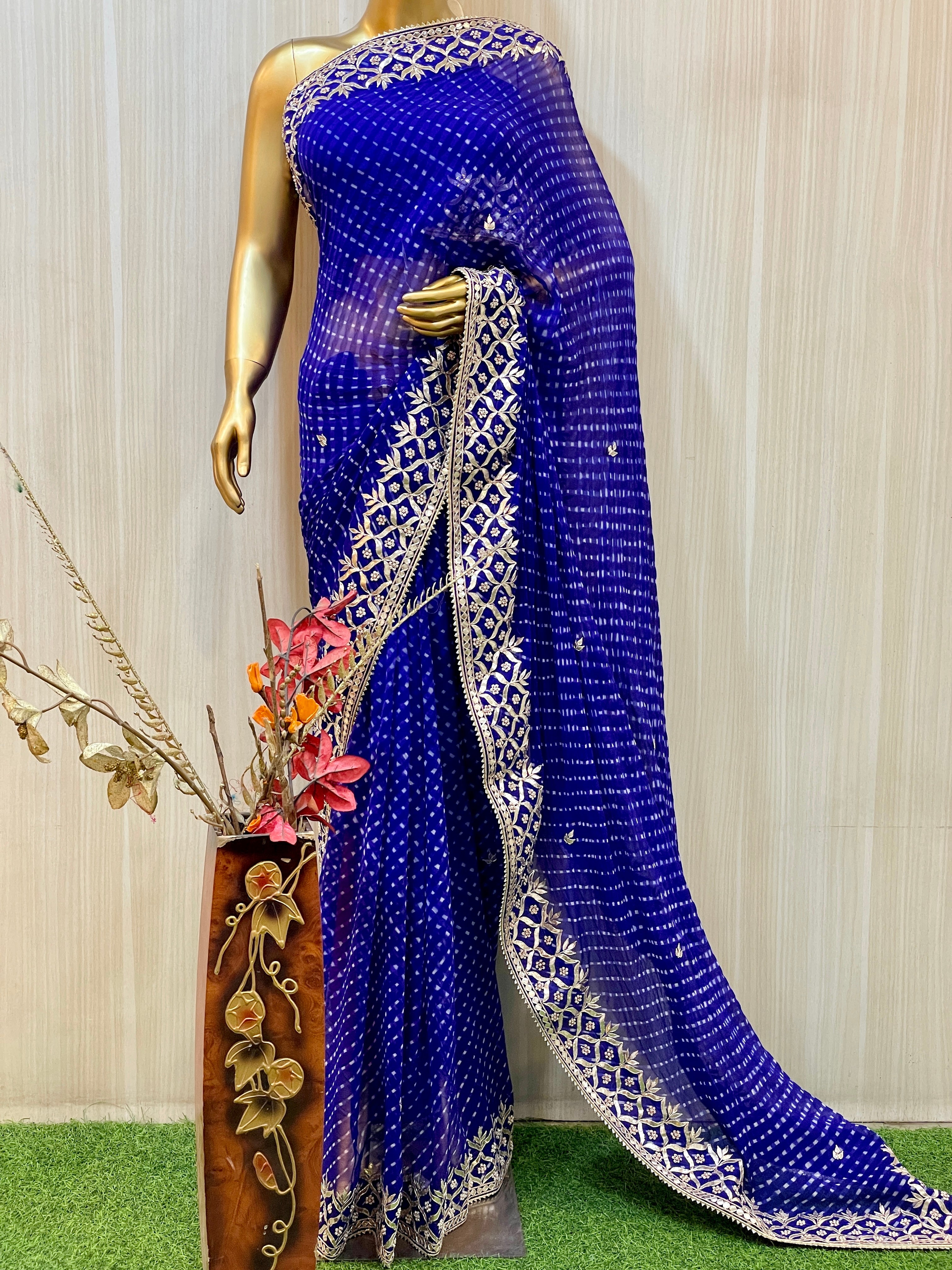 Nahria Leheriya Saree