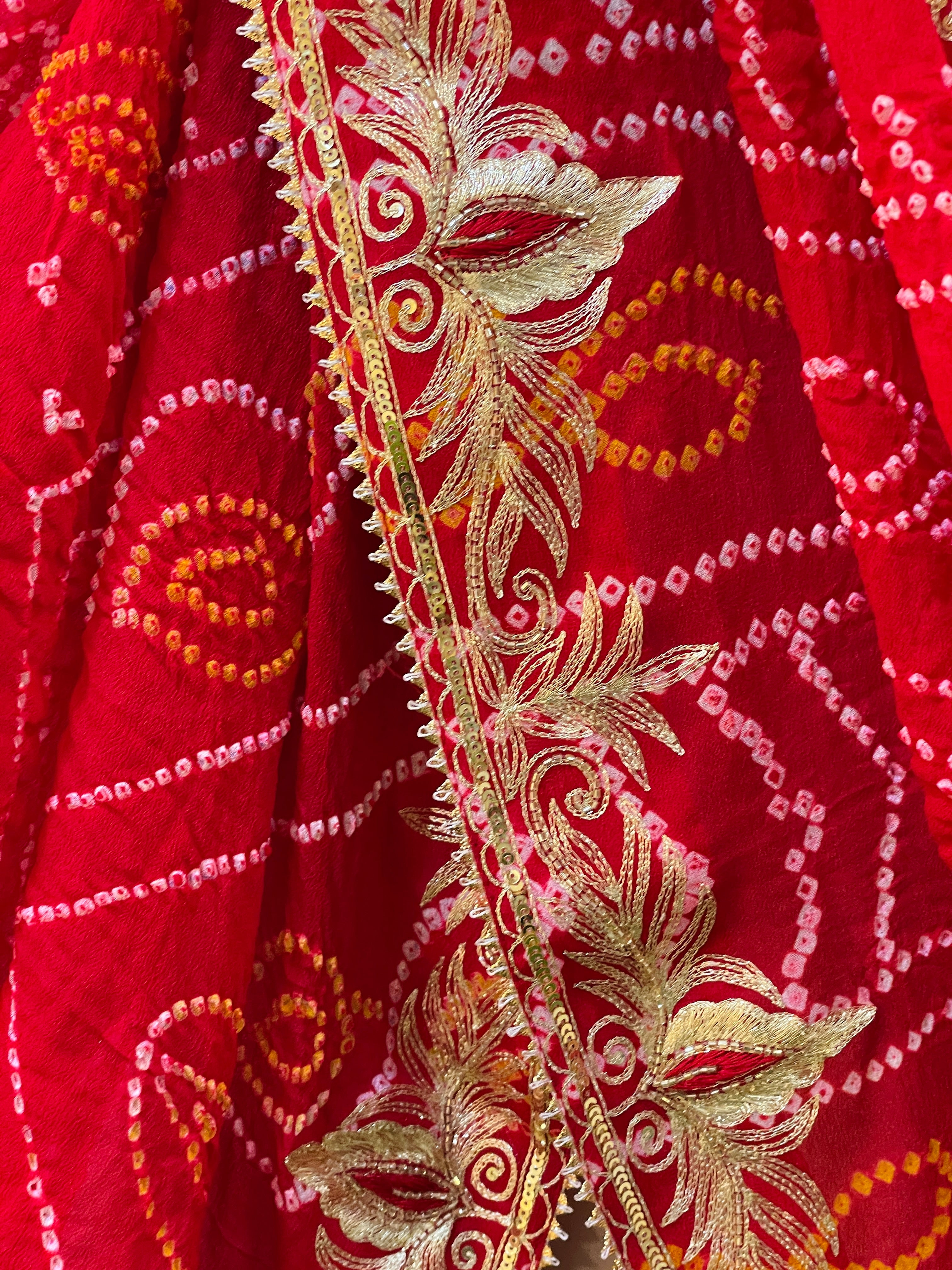 Vina Geogette Bandhani Saree