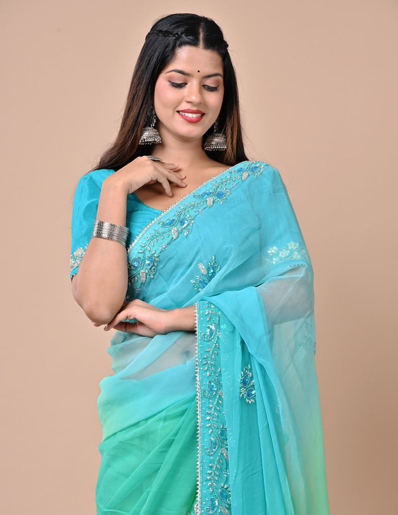 Piku Chiffon Saree