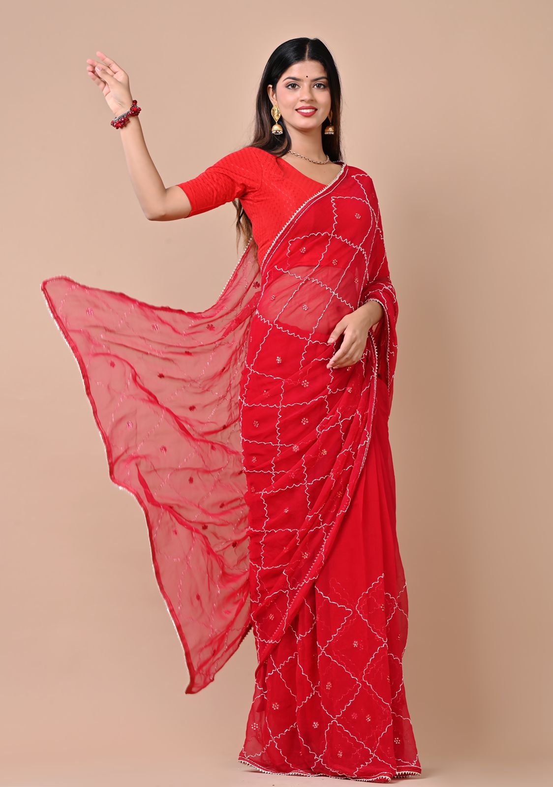 Anusha Chiffon Saree