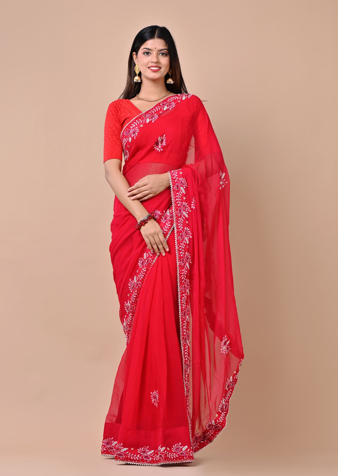 Kiara Chiffon Saree