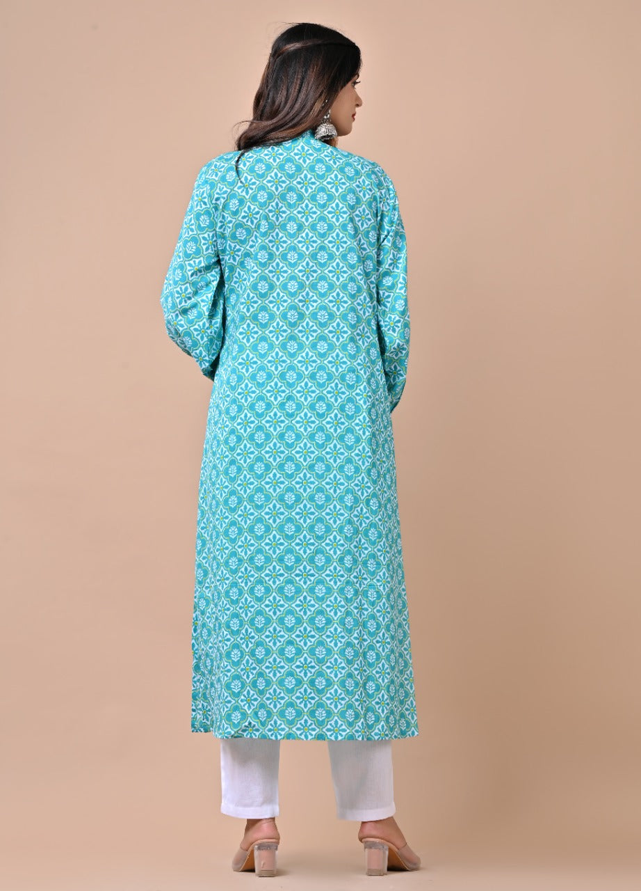 Reesh Blue Kurta