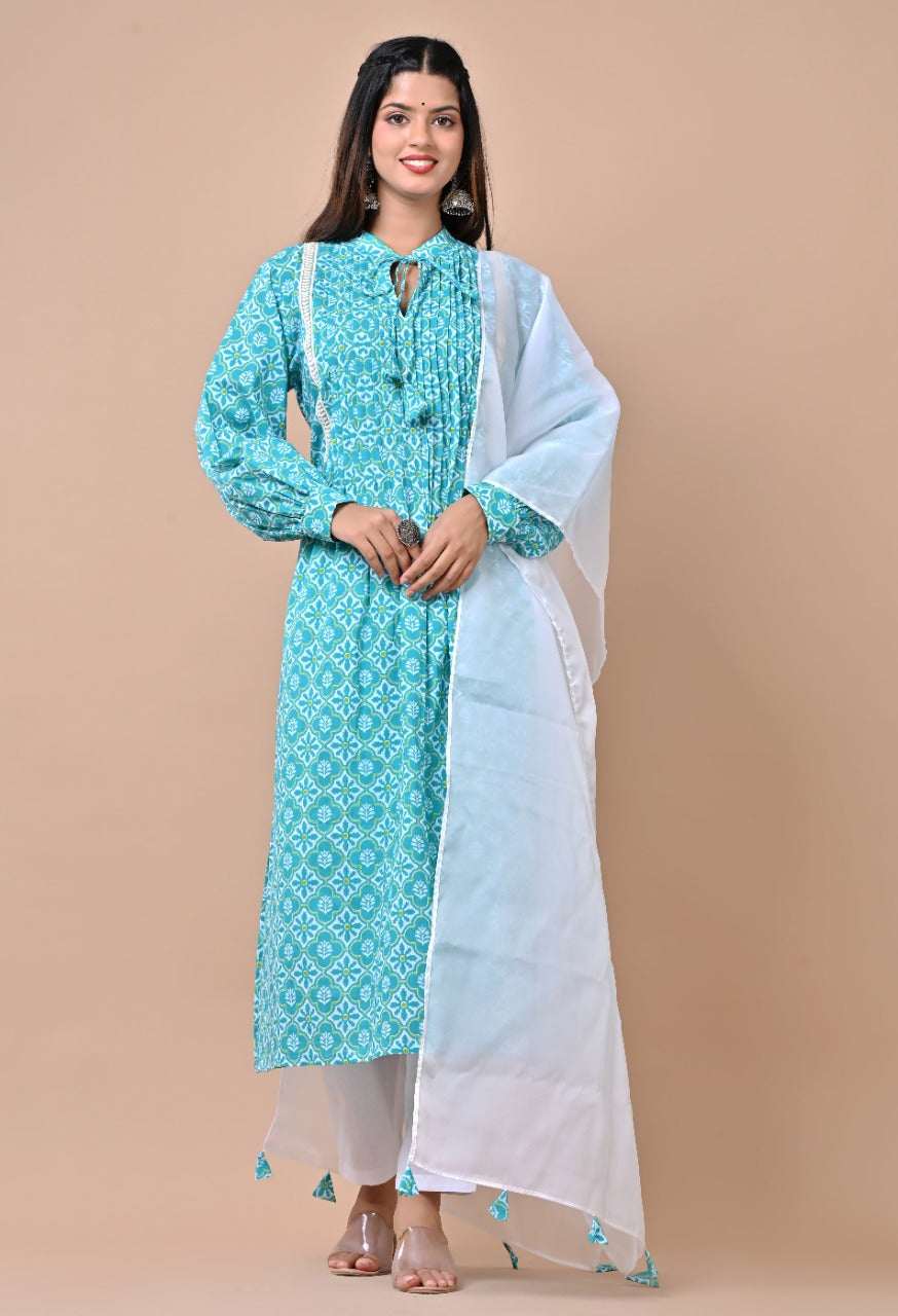 Reesh Blue Kurta Set