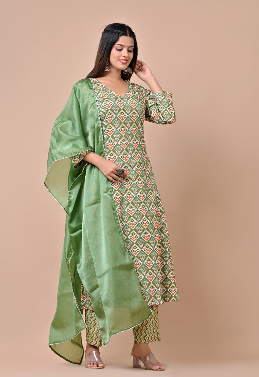 Maarya Green Kurta Set